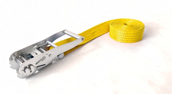1delig ratels spanriem 50mm geel