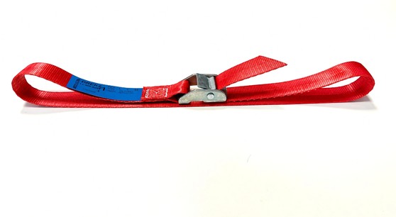bagagegordel op maat 25mm rood