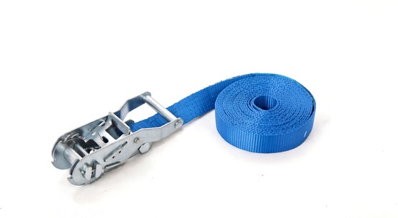 eindloze spanband 25mm blauw