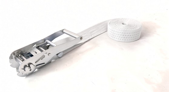 spanlint 50mm eindloos wit ecru