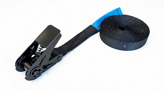 spanriem ééndelig 25 mm zwart