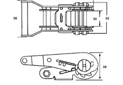 RATEL 25mm 750daN INOX